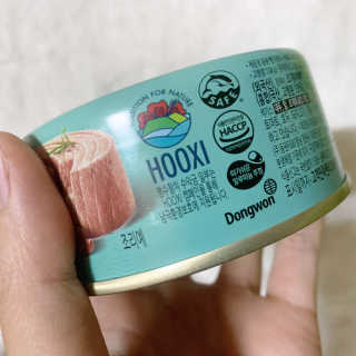 동원참치 펭수참치 — 5점을 준 리뷰어가 2020년 6월 올린 사용 사진