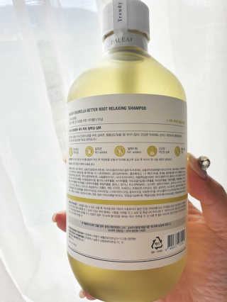 달리프 클로렐라 베러 루트 릴렉싱 샴푸 500ml — 5점을 준 리뷰어가 2020년 9월 올린 사용 사진