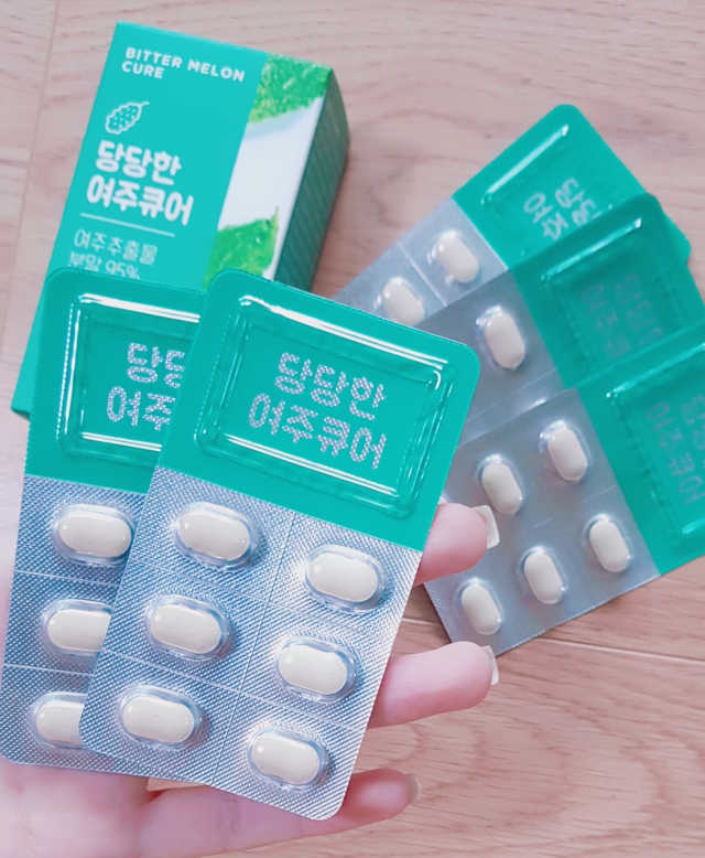국산 당당한 여주큐어 550mg x 30정 x 1박스 리뷰 사진