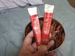 서울약사신협_굿투데이홍삼스틱_10ml x 100포 — 5점을 준 리뷰어가 2020년 7월 올린 사용 사진
