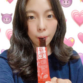조은약초 석류콜라겐 석류즙 석류쪼옥 젤리 스틱 15포 x 20g — 5점을 준 리뷰어가 2020년 8월 올린 사용 사진