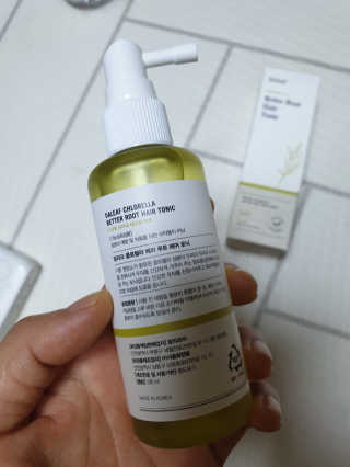 달리프 클로렐라 베러 루트 헤어토닉 100ml — 5점을 준 리뷰어가 2020년 10월 올린 사용 사진