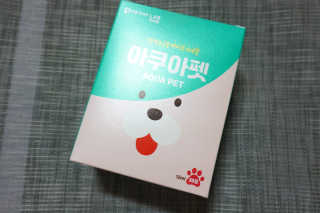 펫시랩 반려견용 액상 프리바이오틱스 아쿠아펫 — 5점을 준 리뷰어가 2020년 12월 올린 사용 사진