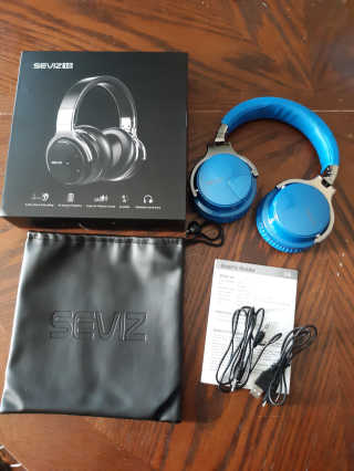 SEVIZ Bluetooth Headphones 10 3color — 5점을 준 리뷰어가 2020년 4월 올린 사용 사진