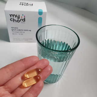 JW중외제약 마이코드 알티지 오메가3 1000 mg — 5점을 준 리뷰어가 2020년 9월 올린 사용 사진