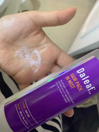 달리프 글램 헤어팩 인미스트 200ml — 5점을 준 리뷰어가 2020년 10월 올린 사용 사진