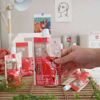 자연에온 유기농 석류 착즙 100mL 10개입 2BOX — 5점을 준 리뷰어가 2020년 11월 올린 사용 사진