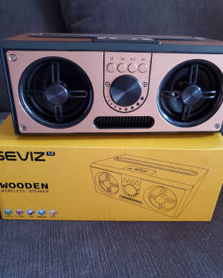 SEVIZ RETRO20W 레트로 블루투스 스피커 — 5점을 준 리뷰어가 2020년 10월 올린 사용 사진