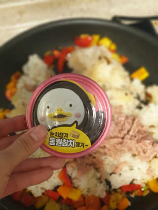 동원참치 펭수참치 — 5점을 준 리뷰어가 2020년 7월 올린 사용 사진