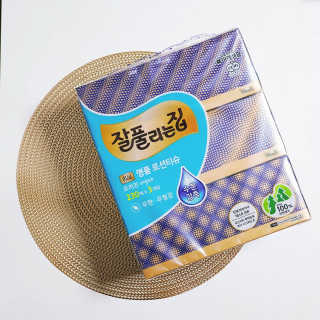 잘풀리는집 부드러운 모이스처 보습 미용 티슈 230매 — 5점을 준 리뷰어가 2020년 9월 올린 사용 사진