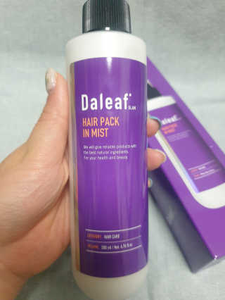 달리프 글램 헤어팩 인미스트 200ml — 5점을 준 리뷰어가 2020년 10월 올린 사용 사진