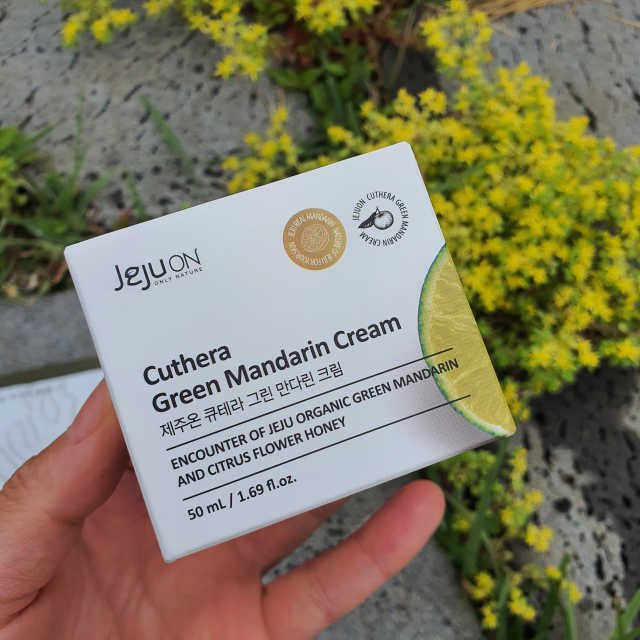 비타민진정보습크림 제주온 큐테라 풋귤 크림 50mL 리뷰 사진
