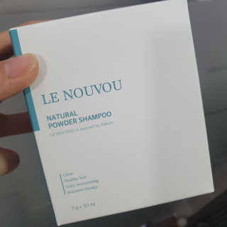 LE NOUVOU 내추럴파우더샴푸 스틱 1box — 2점을 준 리뷰어가 2020년 4월 올린 사용 사진