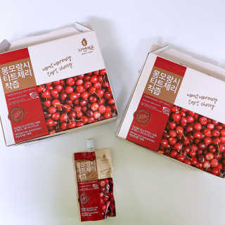 자연에온 몽모랑시 타트체리 착즙 100mL 10개입 2BOX — 4.5점을 준 리뷰어가 2020년 12월 올린 사용 사진
