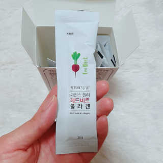 유유네이처 머빈스 젤리 레드비트 콜라겐 — 5점을 준 리뷰어가 2020년 5월 올린 사용 사진