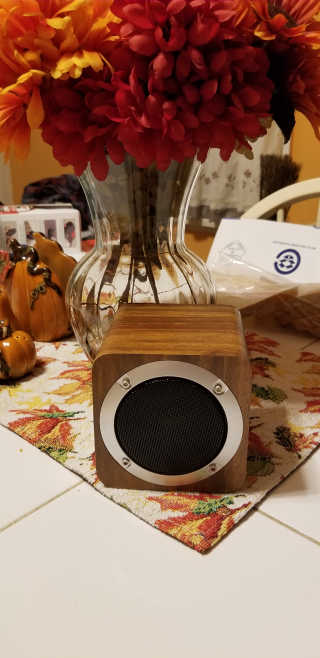 SEVIZ MINI10W 레트로 블루투스 스피커 — 5점을 준 리뷰어가 2020년 9월 올린 사용 사진
