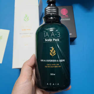 아카이아 이아 A3 헤어스캘프팩 500ml — 5점을 준 리뷰어가 2020년 6월 올린 사용 사진