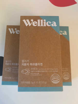 웰리카 저분자 피쉬 콜라겐 — 5점을 준 리뷰어가 2020년 11월 올린 사용 사진