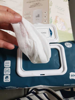 이지홈 간편 살균 행주 티슈 — 5점을 준 리뷰어가 2020년 11월 올린 사용 사진