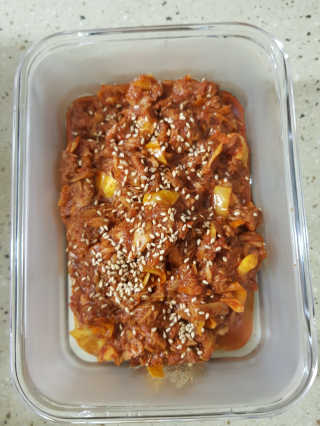 동원참치 펭수참치 — 5점을 준 리뷰어가 2020년 6월 올린 사용 사진