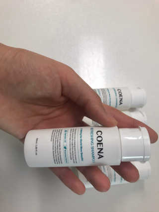 코에나샴푸 자연유래 식물성 코에나 샴푸 50ml — 5점을 준 리뷰어가 2020년 4월 올린 사용 사진