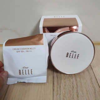디어벨르 크림쿠션 DEAR BELLE CREAM COUSION — 5점을 준 리뷰어가 2020년 8월 올린 사용 사진