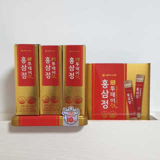서울약사신협_투데이홍삼정_틴케이스_10g x 30포 — 5점을 준 리뷰어가 2020년 7월 올린 사용 사진