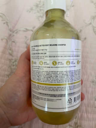 달리프 클로렐라 베러 루트 릴렉싱 샴푸 500ml — 3점을 준 리뷰어가 2020년 12월 올린 사용 사진