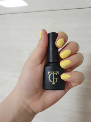 TG떼젤 바르는 셀프젤네일 7ml 20 SS시즌 5컬러 — 3.5점을 준 리뷰어가 2020년 5월 올린 사용 사진
