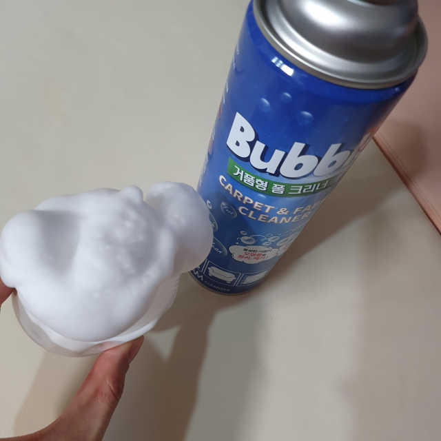 버블싹 패브릭 폼 크리너 리뷰 사진