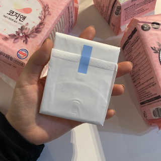 코지앤 생리대 체험 패키지 — 5점을 준 리뷰어가 2020년 11월 올린 사용 사진