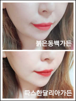 [블랙루즈] 에어 핏 벨벳 틴트 시즌6 5종 중 택1+랜덤1 — 5점을 준 리뷰어가 2020년 6월 올린 사용 사진