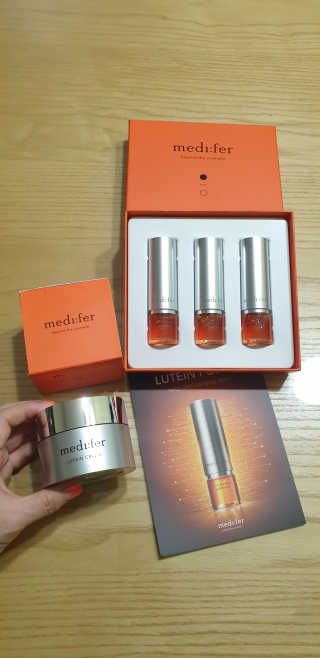 메디페르 [ 1+1 ] 루테인앰플세트 1개 + 루테인크림 50ml 1개 — 5점을 준 리뷰어가 2020년 11월 올린 사용 사진