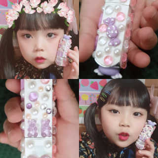 꼬메맘마 네이처 달리아핑크 립컬러 — 5점을 준 리뷰어가 2020년 4월 올린 사용 사진
