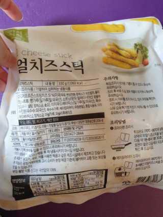 가치식탁 리얼치즈스틱, 리얼크림치즈볼 — 5점을 준 리뷰어가 2020년 9월 올린 사용 사진