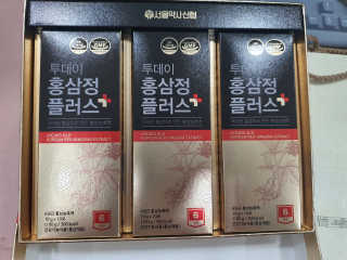 서울약사신협_투데이홍삼정플러스스틱_10g x 30포 — 5점을 준 리뷰어가 2020년 12월 올린 사용 사진