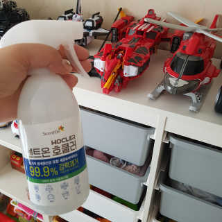 레나스 센트온  호클러 차아염소산수 살균소독제 — 5점을 준 리뷰어가 2020년 6월 올린 사용 사진