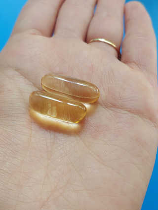 JW중외제약 마이코드 알티지 오메가3 1000 mg — 5점을 준 리뷰어가 2020년 7월 올린 사용 사진