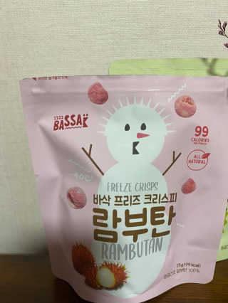 BASSAK 바삭 프리즈 크리스피 3종 — 5점을 준 리뷰어가 2020년 9월 올린 사용 사진