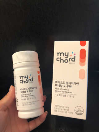 JW중외제약 마이코드 멀티비타민미네랄 포 우먼 — 5점을 준 리뷰어가 2020년 8월 올린 사용 사진