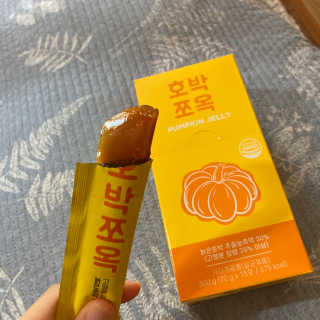 조은약초 국산 늙은 호박즙 호박쪼옥 젤리 20g x 15포 — 5점을 준 리뷰어가 2020년 9월 올린 사용 사진