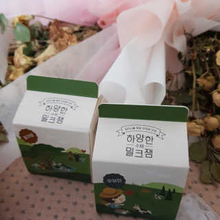제주 성이시돌목장 하양한 수제밀크잼 베스트 2종 — 5점을 준 리뷰어가 2020년 8월 올린 사용 사진