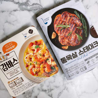 [심플리쿡]GS25 감바스,통목살스테이크SET — 5점을 준 리뷰어가 2020년 10월 올린 사용 사진