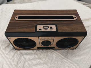 SEVIZ RETRO20W 레트로 블루투스 스피커 — 5점을 준 리뷰어가 2020년 10월 올린 사용 사진