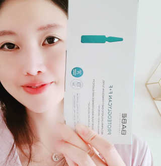 바베 BABE 바베 프로테오글리칸 F+F 앰플 솔루션 — 5점을 준 리뷰어가 2020년 10월 올린 사용 사진