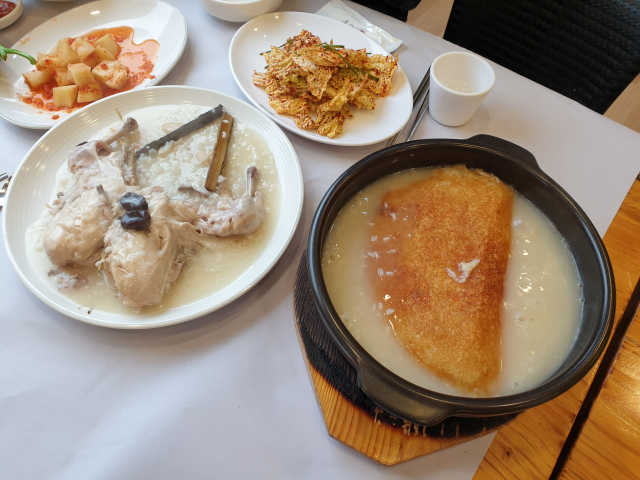 [장수촌 의왕청계점] 누룽지 닭백숙 2인 리뷰 사진