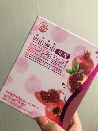 헬스업_쁘띠쁘띠석류콜라겐젤리_20g x 14포 — 4점을 준 리뷰어가 2020년 10월 올린 사용 사진