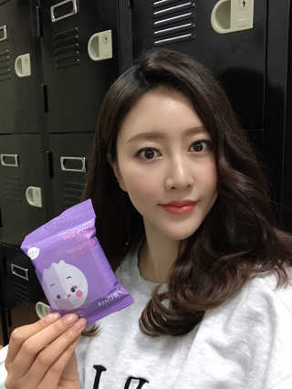 [후르디아] 블루베리 립앤아이 리무버 패드 4개 세트 — 5점을 준 리뷰어가 2020년 4월 올린 사용 사진