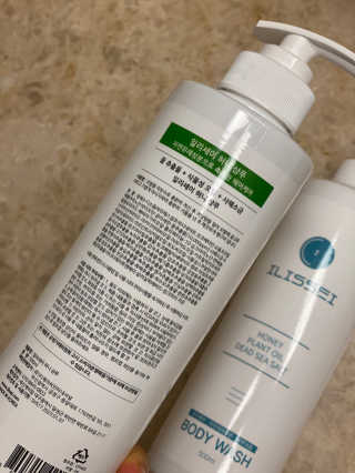 일리세이 허니 샴푸 500ml + 허니 바디워시 500ml 세트 — 4점을 준 리뷰어가 2020년 4월 올린 사용 사진