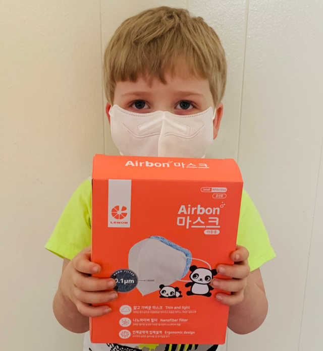SOOMLAB Mask Kids - Airbon 리뷰 사진